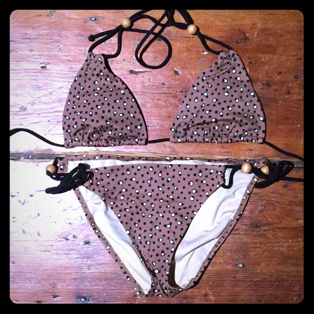 Victoria Secret bikini polka dots, size S